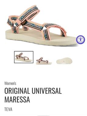 Teva Women's Original Universal Maressa Sandal - Pink Multicolor Straps